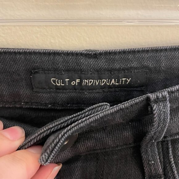 Cult of Individuality Leisure Flare Black Aged Size 26 - Picture 2 of 8